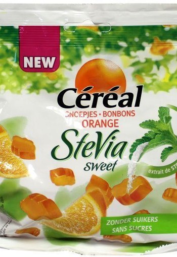 Cereal Snoep orange stevia (120 Gram)