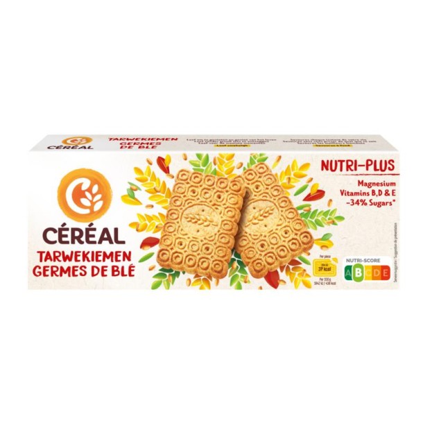 Cereal Koekjes tarwekiemen (210 Gram)