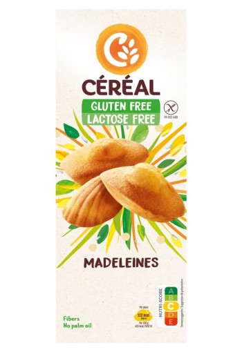 Cereal Madeleine glutenvrij (180 Gram)