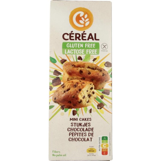 Cereal Cake mini choco glutenvrij (230 Gram)