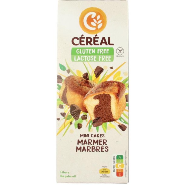 Cereal Cake mini marmer glutenvrij (200 Gram)