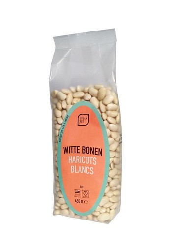 Greenage Witte bonen bio (450 Gram)