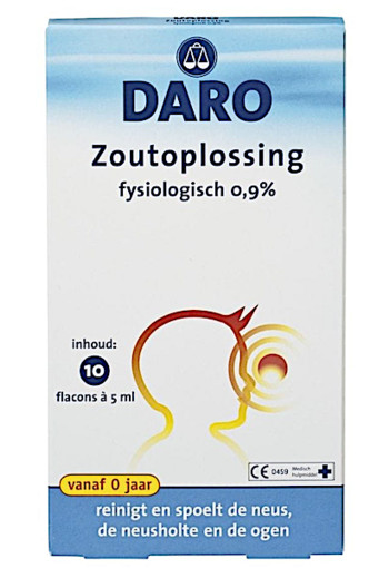 Daro Kind Fysiologische Zoutoplossing 5ml 10x5ml