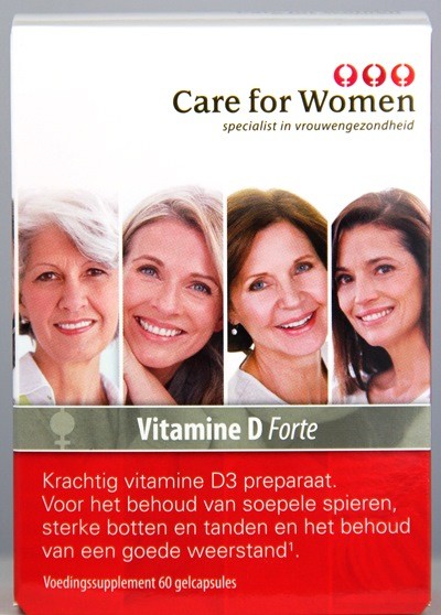 Care For Women Vitamine D forte (60 Capsules)