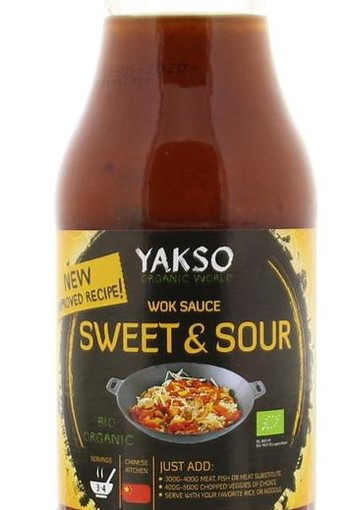 Yakso Woksaus sweet & sour bio (240 Milliliter)