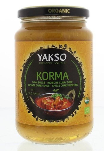 Yakso Roerbaksaus korma bio (350 Gram)