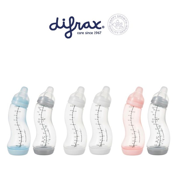 Difrax S-fles duopack 250ml natural (1 Set)