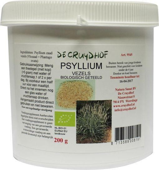 Cruydhof Psyllium/vlozaad bio (200 Gram)