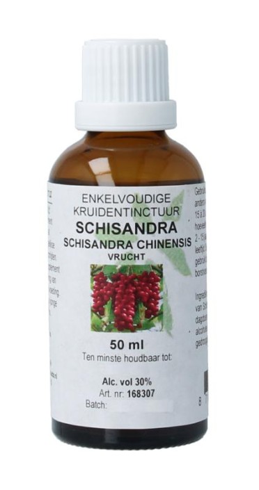 Cruydhof Schisandra chinensis fruct tinctuur (50 Milliliter)