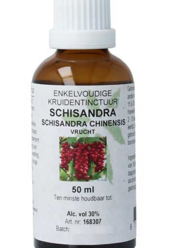 Cruydhof Schisandra chinensis fruct tinctuur (50 Milliliter)