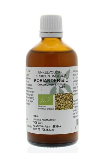 Cruydhof Coriandrum sativum / koriander tinctuur bio (100 Milliliter)