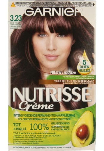 Garnier Nutrisse 3.23 violet donker bruin (1 Set)
