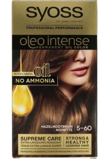 Syoss Color Oleo Intense 5-60 hazelnoot praline haarverf (1 Set)