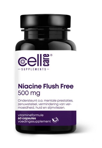 Cellcare Niacine flush free 500 (60 Vegetarische capsules)