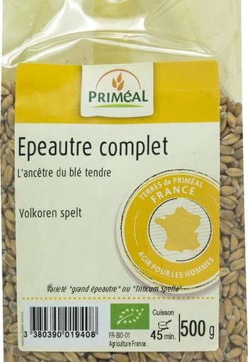 Primeal Volkoren spelt bio (500 Gram)