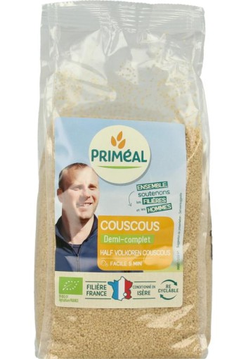 Primeal Couscous halfvolkoren bio (500 Gram)