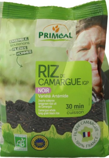 Primeal Zwarte volkoren langgraan camargue bio (250 Gram)