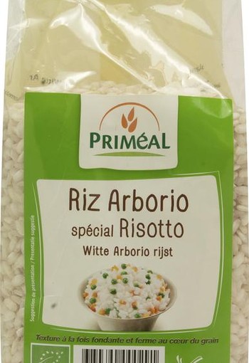 Primeal Witte risotto rijst Arborio bio (500 Gram)