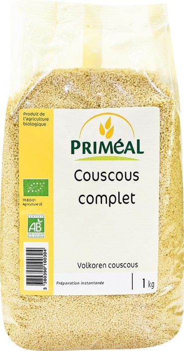 Primeal Couscous volkoren bio (1 Kilogram)