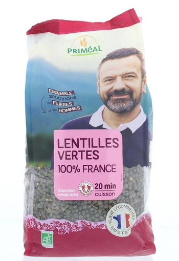 Primeal Linzen groen bio (1 Kilogram)