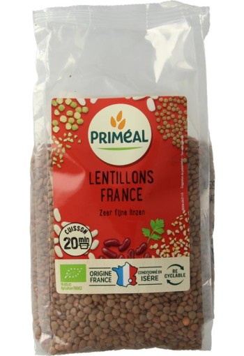 Primeal Linzen zeer fijn Frankrijk bio (500 Gram)