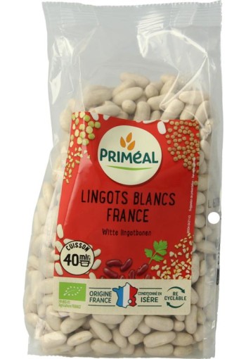 Primeal Witte lingotbonen Frankrijk bio (500 Gram)