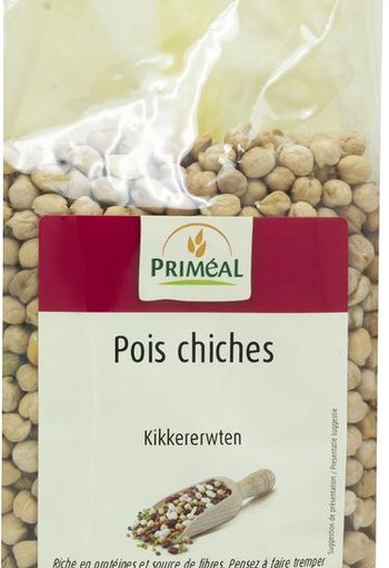 Primeal Kikkererwten uit Frankrijk bio (500 Gram)