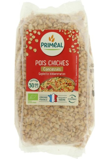 Primeal Geplette kikkererwten bio (500 Gram)