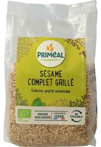 Primeal Volkoren gegrild sesamzaad bio (250 Gram)