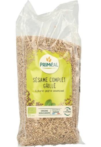 Primeal Volkoren gegrild sesamzaad bio (500 Gram)