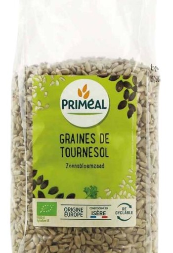 Primeal Zonnebloempitten (zaad) bio (500 Gram)