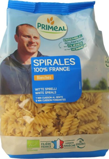 Primeal Witte spiralen bio (500 Gram)