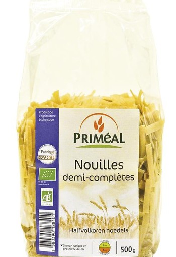 Primeal Halfvolkoren noedels bio (500 Gram)