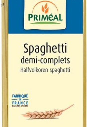 Primeal Halfvolkoren spaghetti bio (500 Gram)