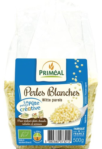 Primeal Witte parels bio (500 Gram)