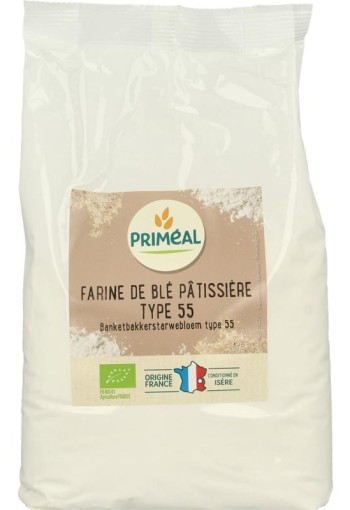 Primeal Banketbakkers tarwebloem T55 bio (1 Kilogram)