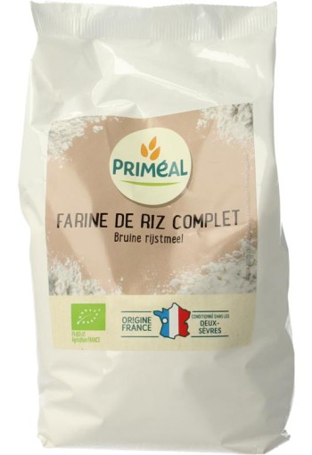 Primeal Volkoren rijstmeel bio (500 Gram)