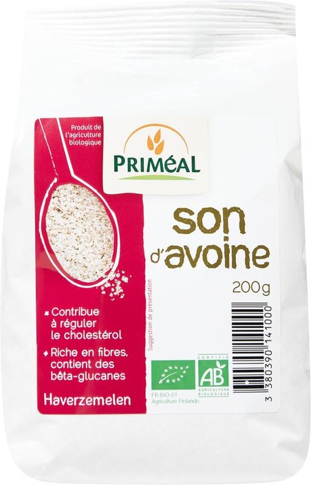 Primeal Haverzemelen bio (200 Gram)