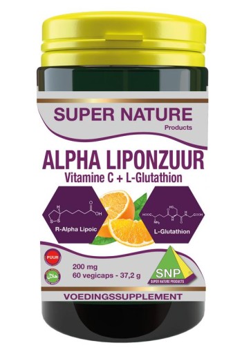 SNP Alpha liponzuur 200 mg puur (60 Capsules)