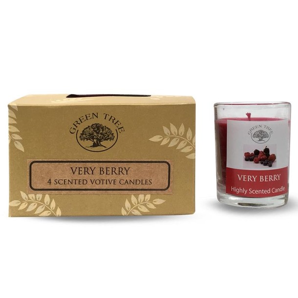 Green Tree Geurkaars votives verry berry (55 Gram)