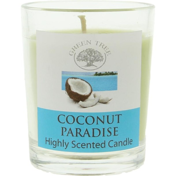 Green Tree Geurkaars votives coco paradise (55 Gram)