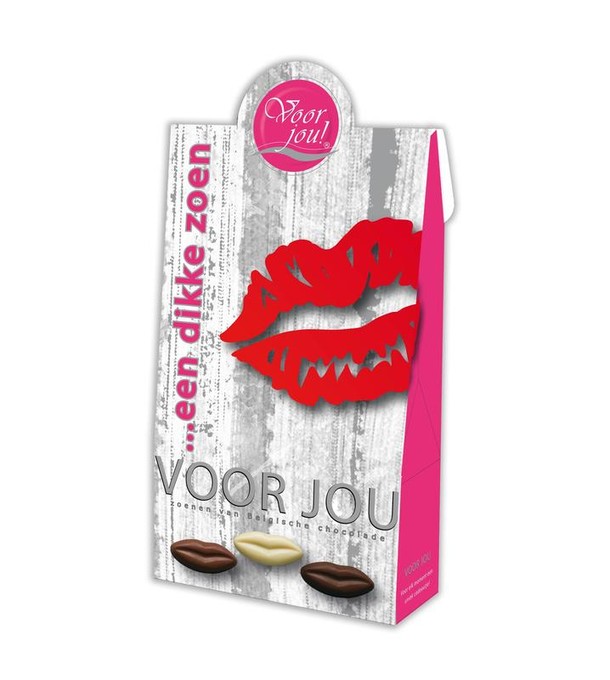 Voor Jou! Cadeau doos young dikke zoen (100 Gram)