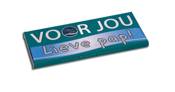 Voor Jou! Wensreep melkchocolade lieve pap (70 Gram)