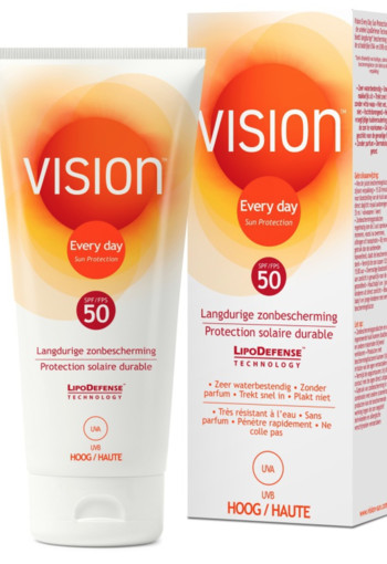 Vision Zonnebrand Every Day Sun Protection SPF 50 180ml