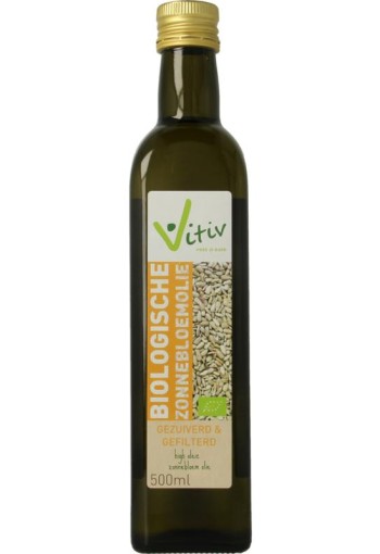 Vitiv Zonnebloemolie bio (500 Milliliter)