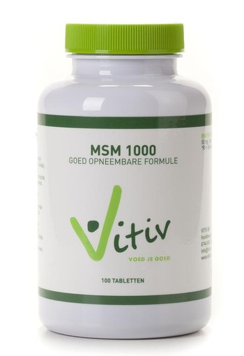 Vitiv MSM 1000mg (100 Tabletten)