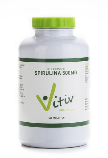 Vitiv Spirulina 500mg bio (250 Tabletten)