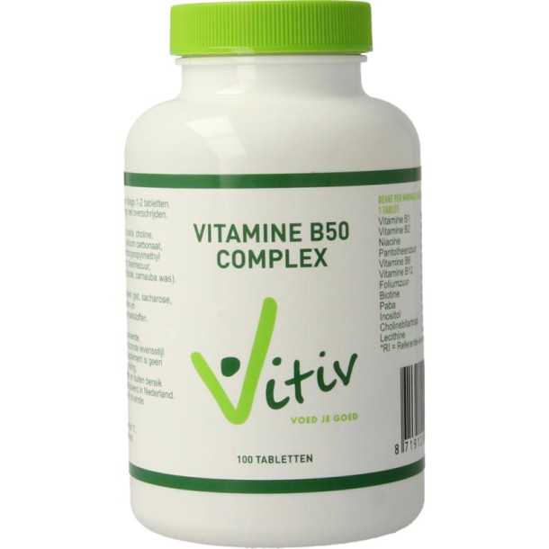 Vitiv Vitamine B50 complex (100 Tabletten)