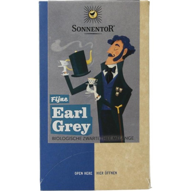 Sonnentor Earl grey thee bio (18 Zakjes)