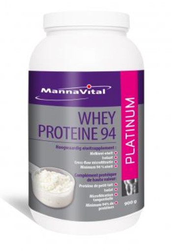 Mannavital Whey proteine platinum (900 Gram)